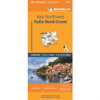 Michelin Italy: Northwest Map 561