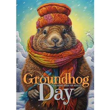 Groundhog Day Coloring Book for Adults