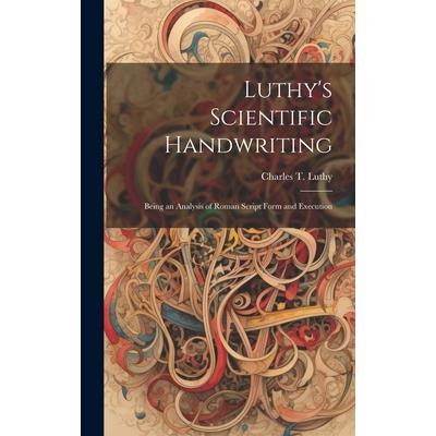 Scientfic Hand Writing Luthy's Scientific Handwriting-金石堂