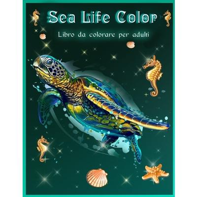 Sea Life Color Libro da Colorare