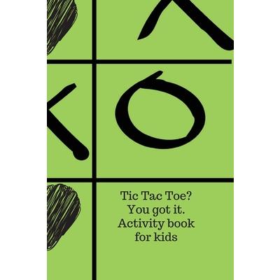 Tic Tac Toe? You got it. Activity book for kids.
