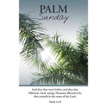 Palm Sunday Bulletin: Saying Hosanna (Package of 100)
