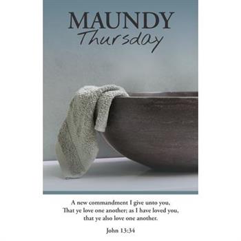 Maundy Thursday Bulletin: Love One Another (Package of 100)