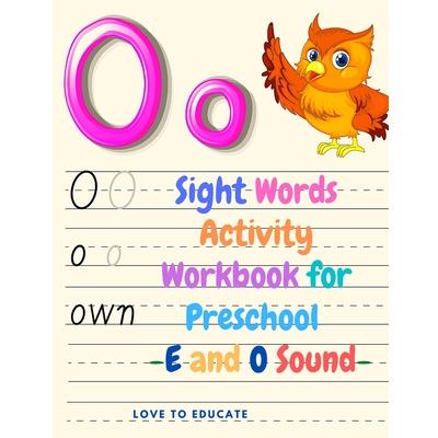 Sight Words Activity Workbook for Preschool, Kindergarten and 1st Grade | 拾書所