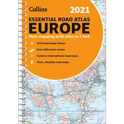 2021 Collins Essential Road Atlas Europe | 拾書所