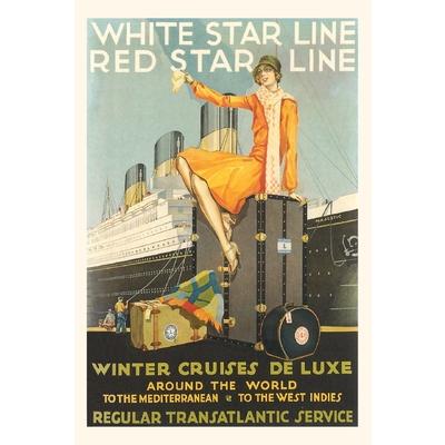 Vintage Journal Ocean Liner Poster