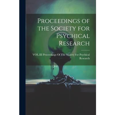 Proceedings of the Society for Psychical Research | 拾書所