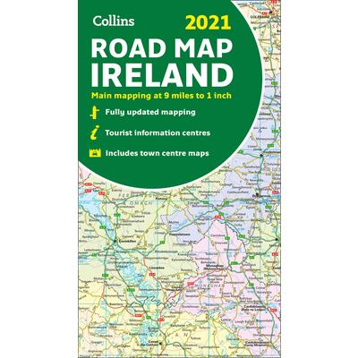 2021 Collins Road Map Ireland | 拾書所