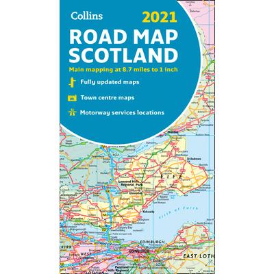 2021 Collins Road Map Scotland | 拾書所