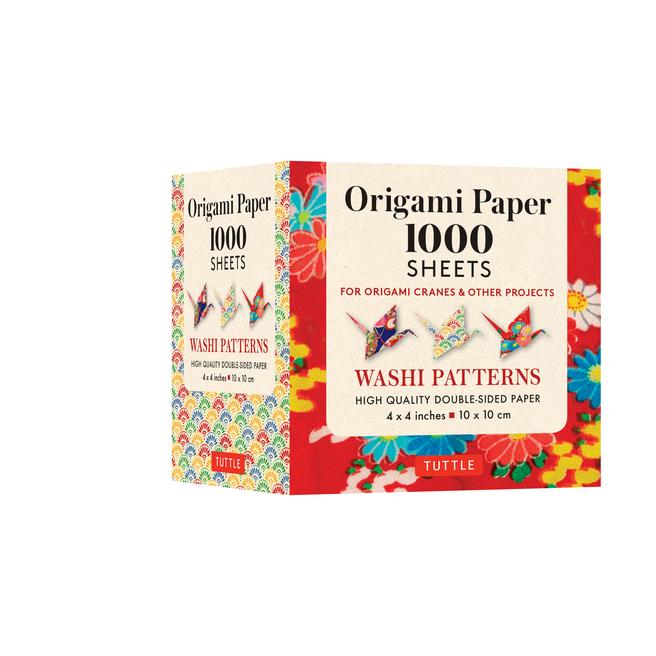 Origami Paper Washi Patterns 1,000 Sheets 4 (10 CM) | 拾書所