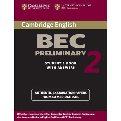 Cambridge Bec Preliminary 2 with Answers