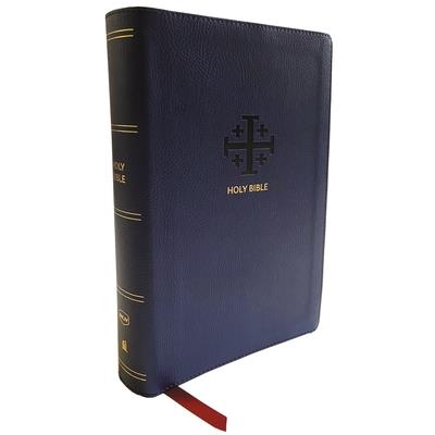 Nkjv, End-Of-Verse Reference Bible, Personal Size Large Print, Leathersoft, Blue, Red Letter, Comfort Print