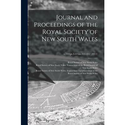 Journal and Proceedings of the Royal Society of New South Wales; v.144