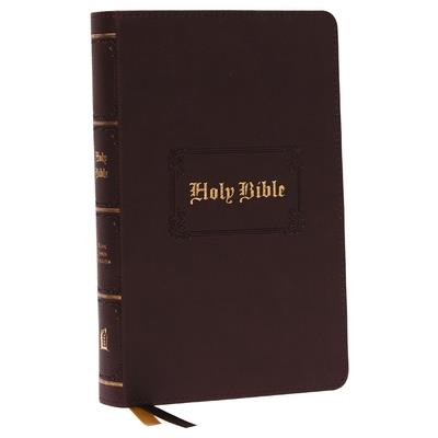 Kjv, Personal Size Large Print Reference Bible, Vintage Series, Leathersoft, Brown, Red Letter, Comfort Print