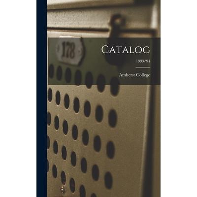 Catalog [electronic Resource]; 1993/94