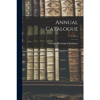 Annual Catalogue; 2, no. 4