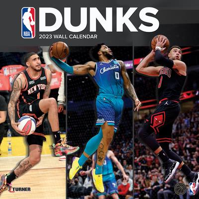 NBA Dunks 2023 12x12 Wall Calendar