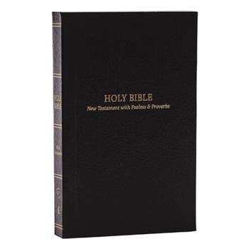 Kjv, Pocket New Testament with Psalms and Proverbs, Black Softcover, Red Letter, Comfort Print