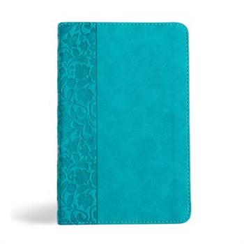 NASB Personal Size Bible, Teal Leathertouch