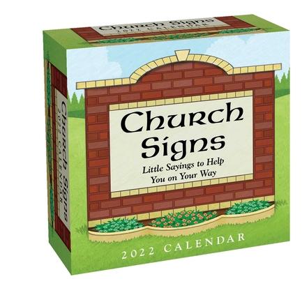 Church Signs 2022 Day-To-Day Calendar
