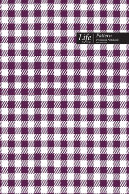 Tartan Pattern Composition Notebook, Dotted Lines, Wide Ruled Medium Size 6 x 9 Inch (A5),