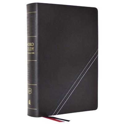Kjv, Word Study Reference Bible, Bonded Leather, Black, Red Letter, Comfort Print