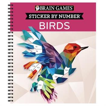 Brain Games - Sticker by Number: Birds (28 Images)
