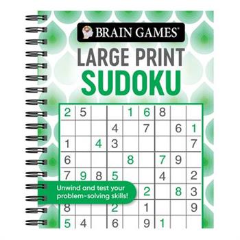 Brain Games - Large Print Sudoku (Swirls)