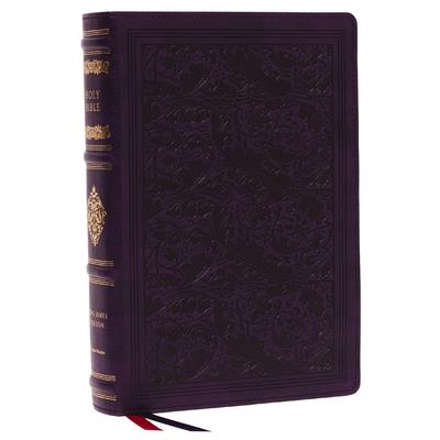 Kjv, Wide-Margin Reference Bible, Sovereign Collection, Leathersoft, Purple, Red Letter, Comfort Print