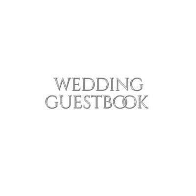 classic stylish Wedding Guest Book