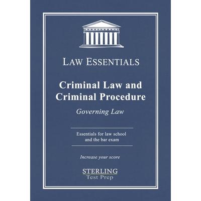 Criminal Law and Criminal Procedure, Law Essentials | 拾書所