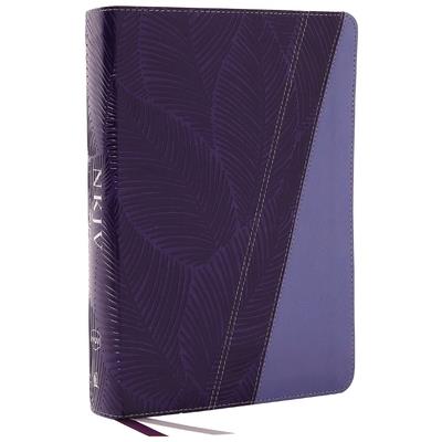 NKJV Study Bible, Leathersoft, Purple, Full-Color, Comfort Print