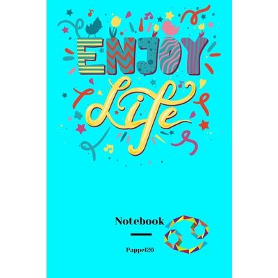 Lined Notebook Cancer Sign -Cover Color Aqua - 160 pages - 6x9-Inches