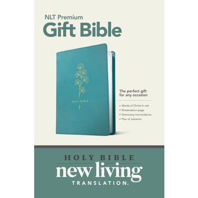 Premium Gift Bible NLT (Red Letter, Leatherlike, Teal)