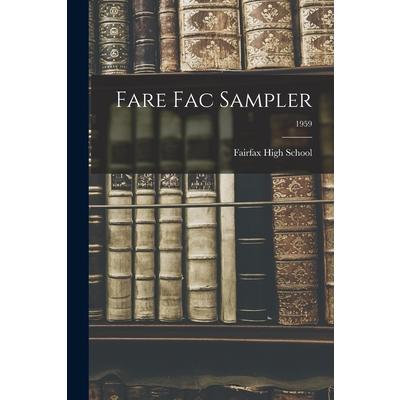 Fare Fac Sampler; 1959