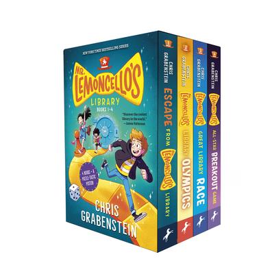 Mr. Lemoncello`s Library Books 1-4 (Boxed Set)