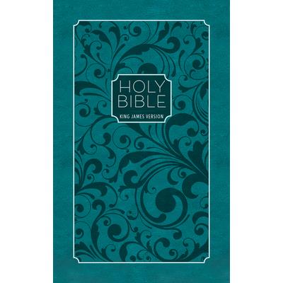 KJV Holy Bible Zip Turquoise