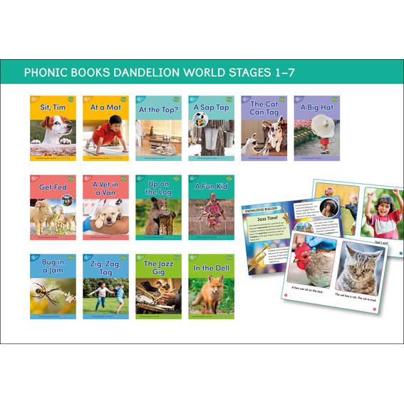 Phonic Books Dandelion World Stages 1-7 (Alphabet Code)
