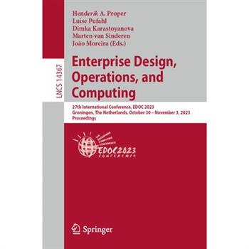 Enterprise Design, Operations, and Computing