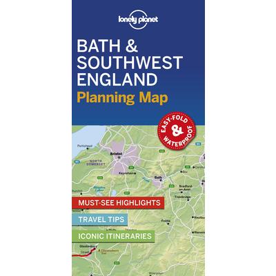 Lonely Planet Bath & Southwest England Planning Map | 拾書所