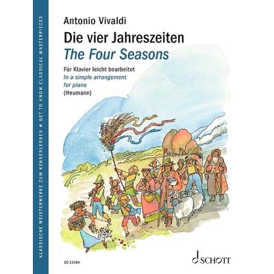 The Four Seasons Op. 8, Nos. 1-4 - Simple Piano Arrangement - Get to Know Classical Masterpieces