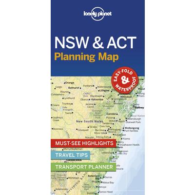 Lonely Planet New South Wales & Act Planning Map | 拾書所