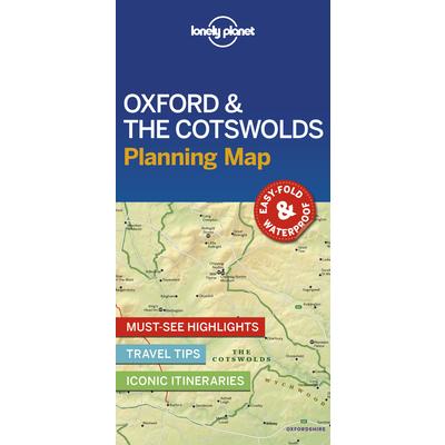 Lonely Planet Oxford & the Cotswolds Planning Map | 拾書所