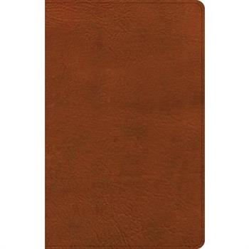 NASB Large Print Thinline Bible, Burnt Sienna Leathertouch