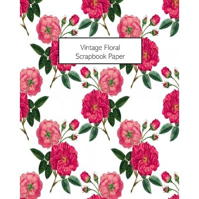 Vintage Floral Scrapbook Paper | 拾書所