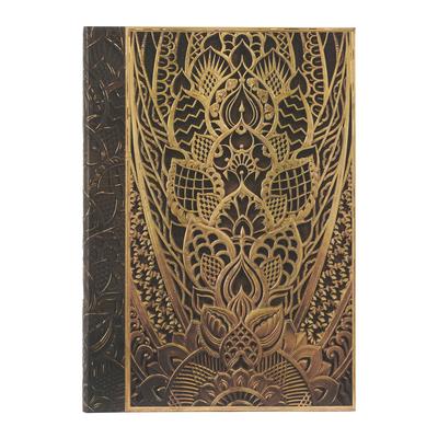 Paperblanks the Chanin Rise New York Deco Hardcover Journal MIDI Unlined Elastic Band Closure 144 Pg 120 GSM | 拾書所