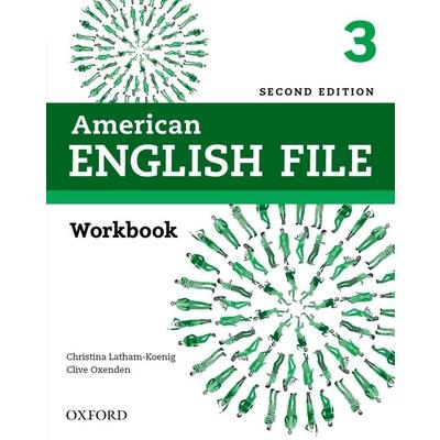 American English File 2e Workbook Level 3 2019 Pack