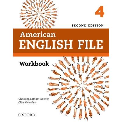 American English File 2e Workbook Level 4 2019 Pack
