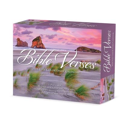 Bible Verses 2024 6.2 X 5.4 Box Calendar