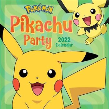 Pok矇mon Pikachu Party 2022 Wall Calendar